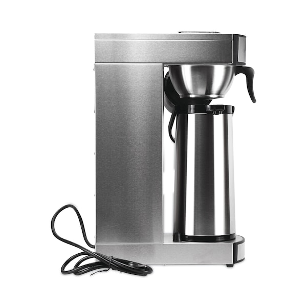 Air Pot Brewer, 75 Oz, 8.75 X 14.75 X 21.25, Stainless Steel